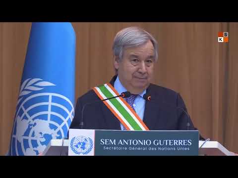 Antonio Guterres, Secrétaire général des Nations Unies en visite au Niger